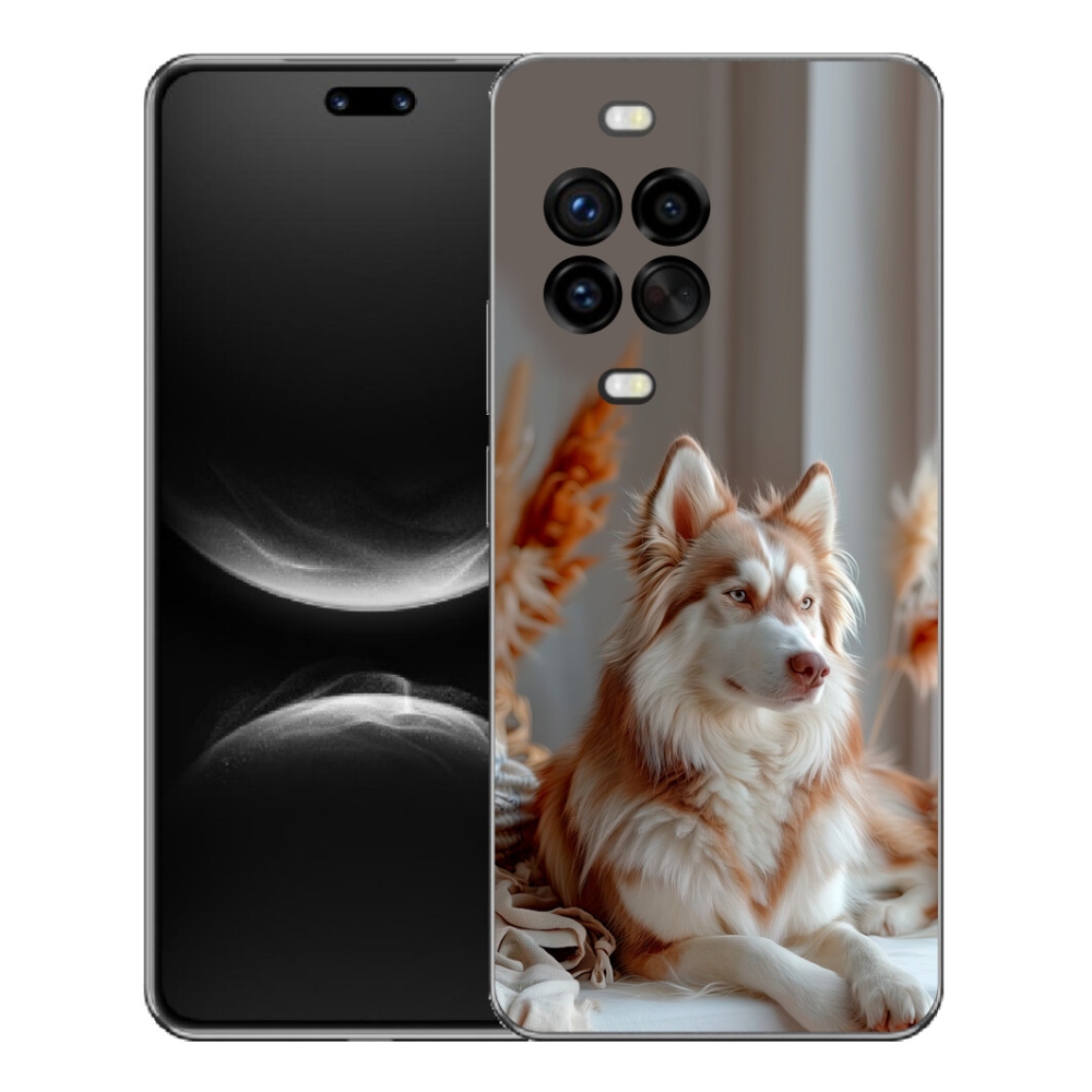 Gélový kryt mmCase na Huawei Nova 14 Pro - pokojný sibírsky husky