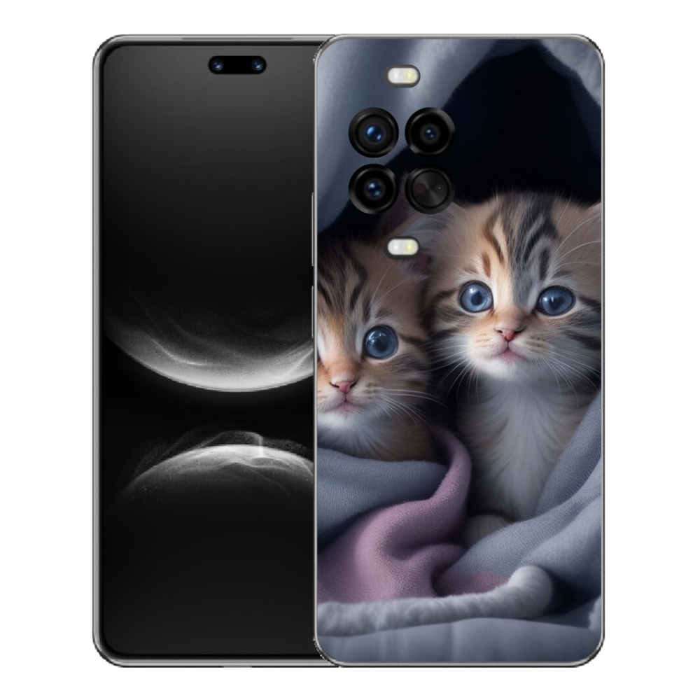 Gélový kryt mmCase na Huawei Nova 14 Pro - mačacie duo 2