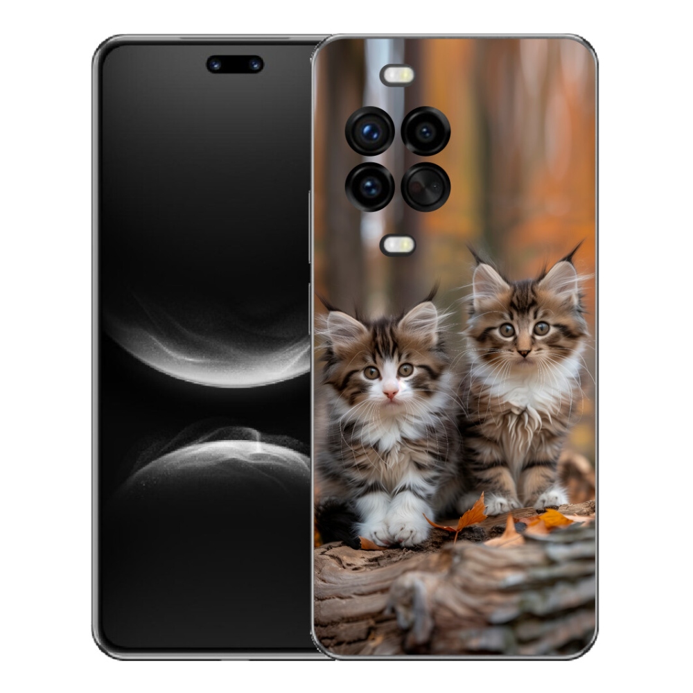Gélový kryt mmCase na Huawei Nova 14 Pro - mačacie duo 3