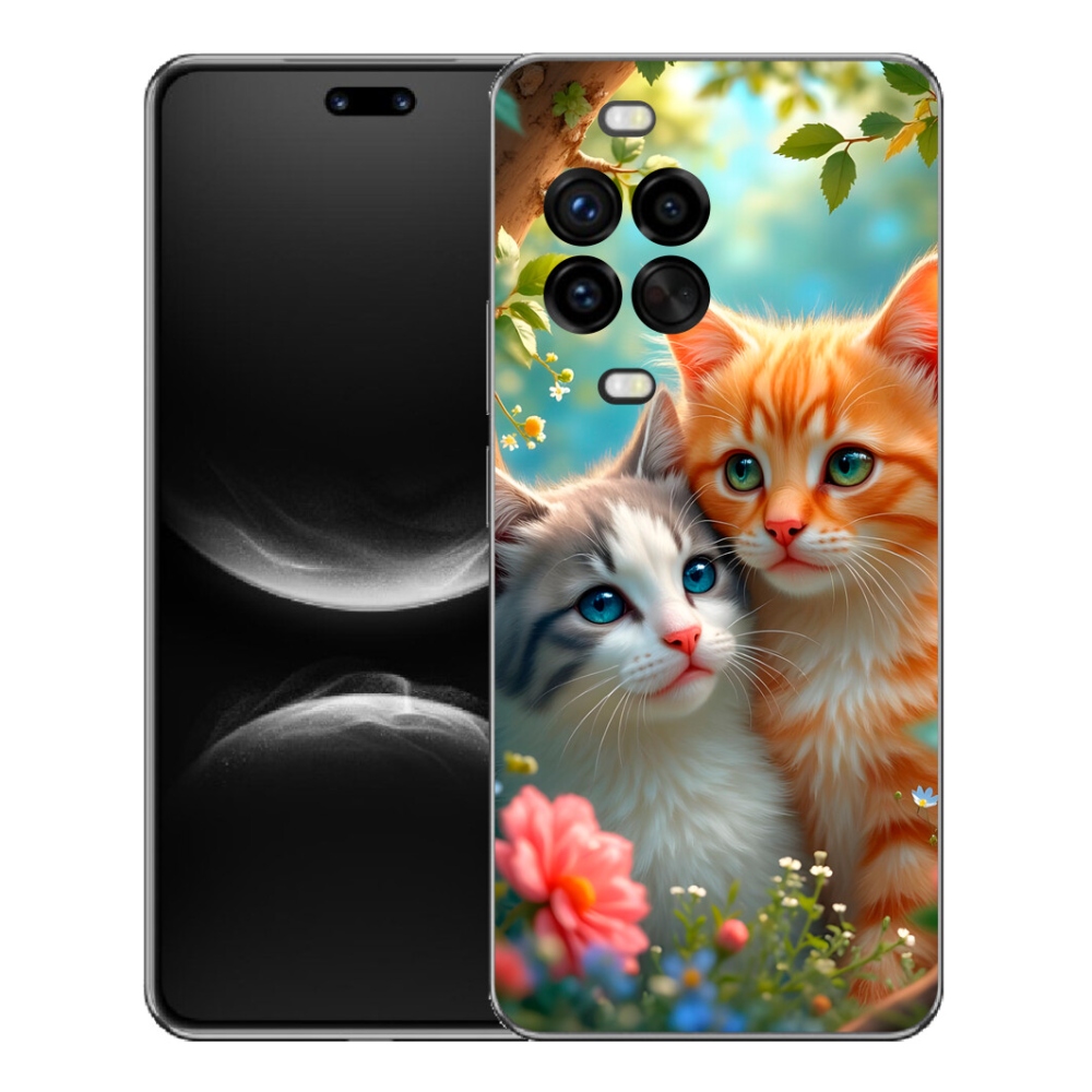Gélový kryt mmCase na Huawei Nova 14 Pro - mačacia láska 2