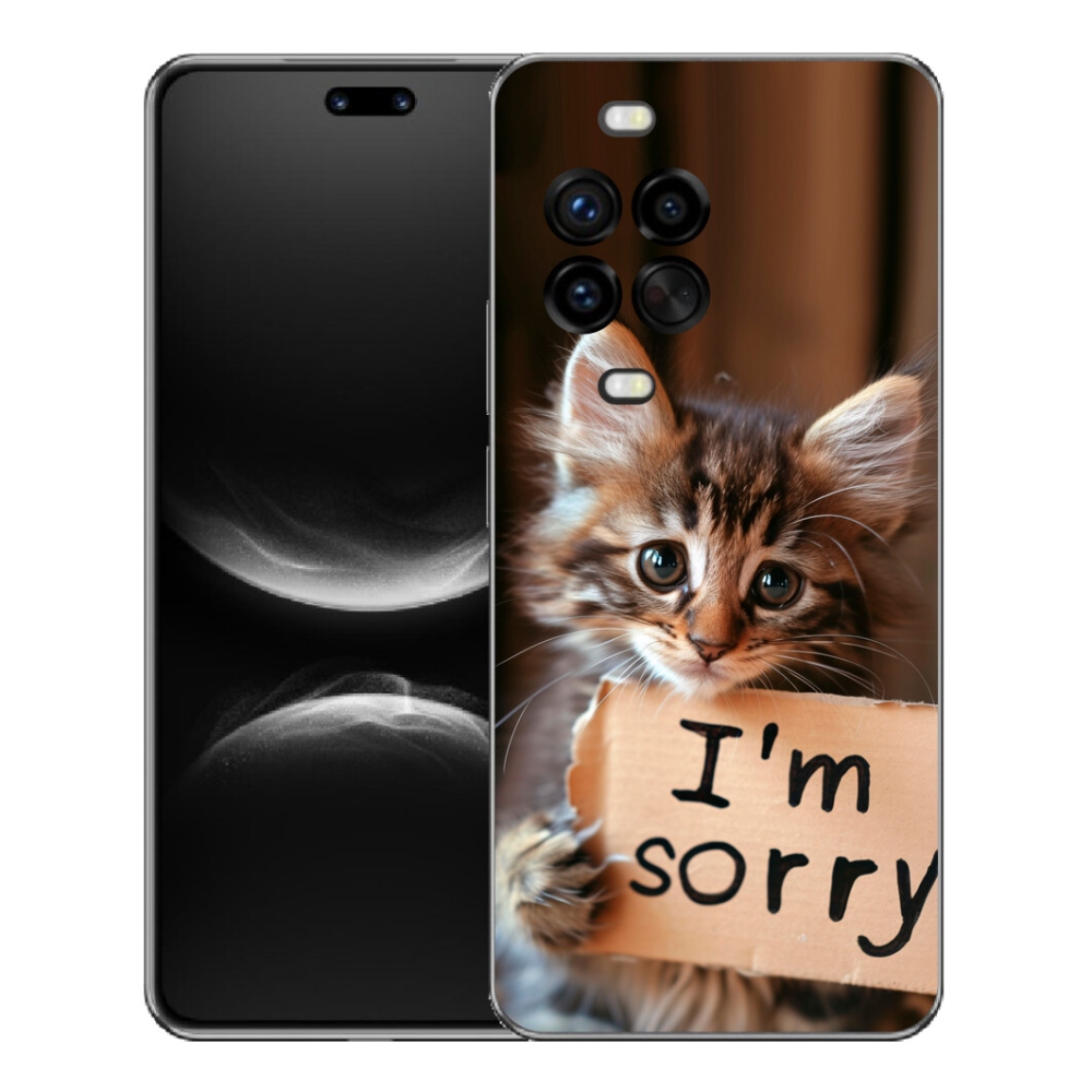 Gélový kryt mmCase na Huawei Nova 14 Pro - mačacie ospravedlnenie