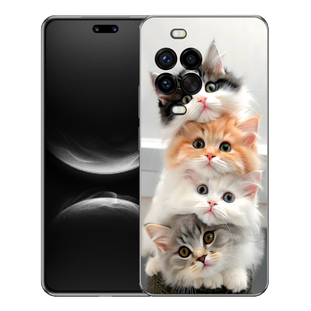 Gélový kryt mmCase na Huawei Nova 14 Pro - mačacia partia