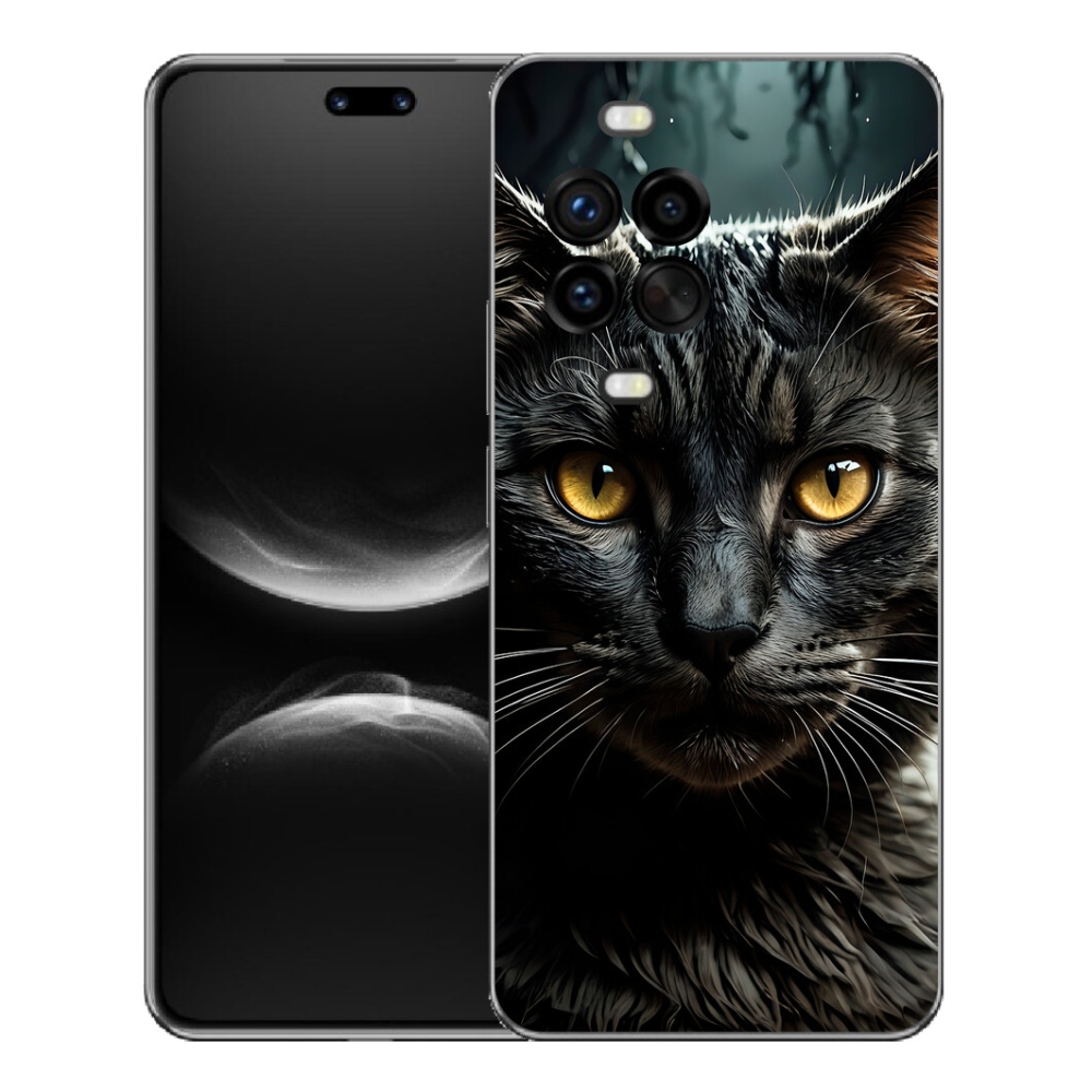 Gélový kryt mmCase na Huawei Nova 14 Pro - mačacie pohľad 3