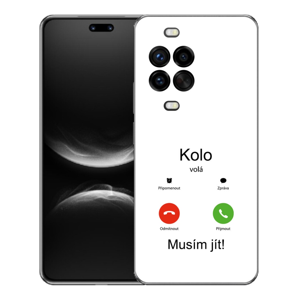 Gélový kryt mmCase na Huawei Nova 14 Pro - bicykel volá biele pozadie