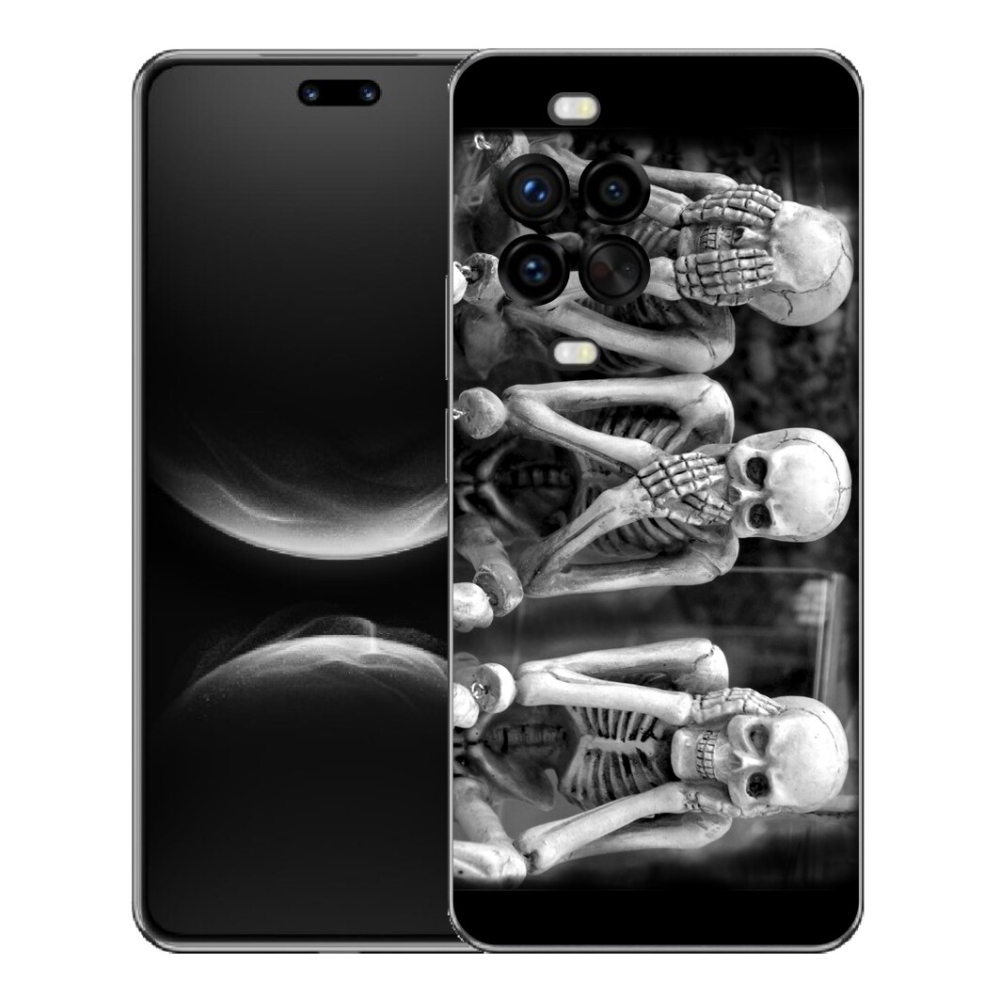 Gélový kryt mmCase na Huawei Nova 14 Pro - kostlivci