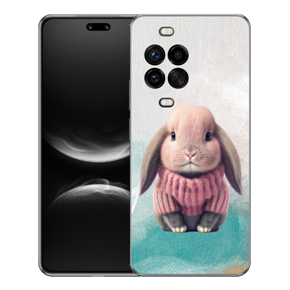 Gélový kryt mmCase na Huawei Nova 14 Pro - zajačik vo svetri