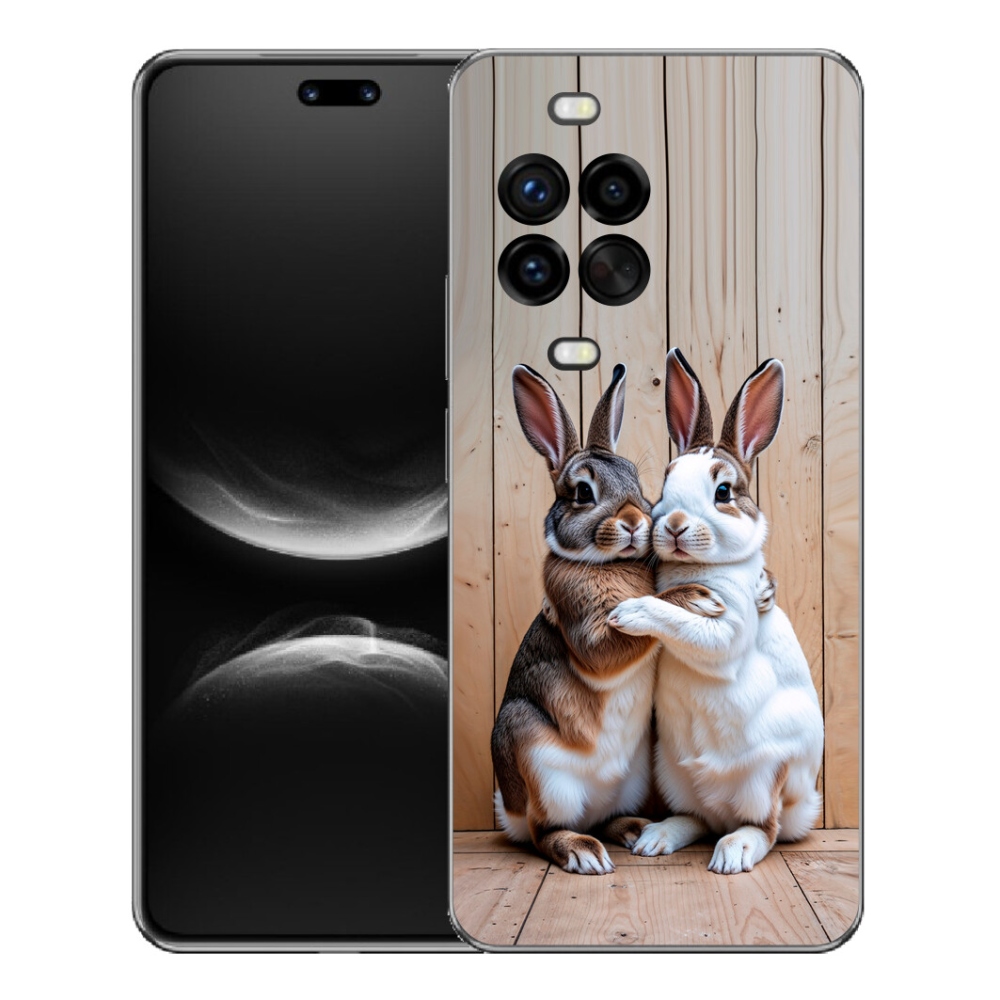 Gélový kryt mmCase na Huawei Nova 14 Pro - králičie pár