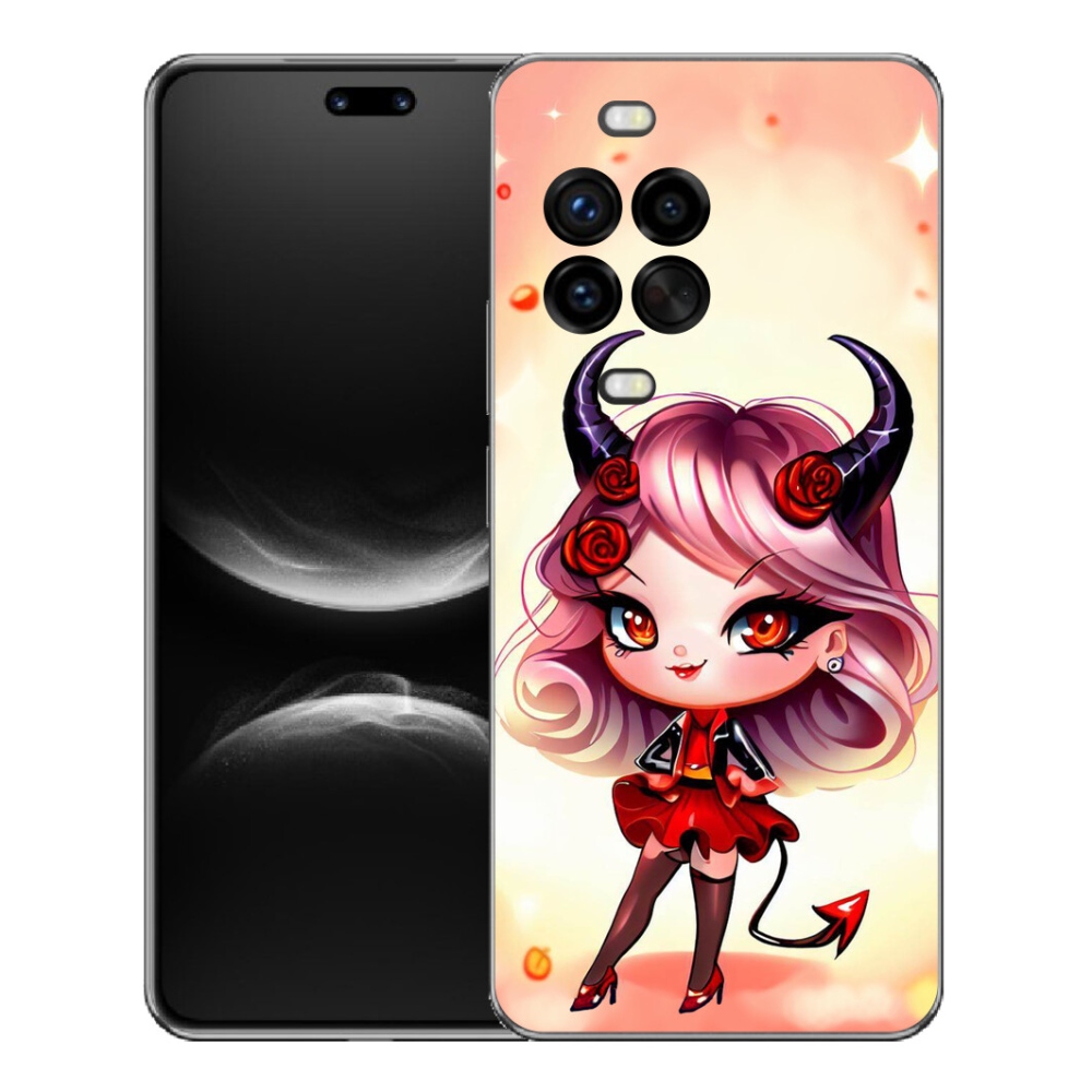 Gélový kryt mmCase na Huawei Nova 14 Pro - kreslená čertica