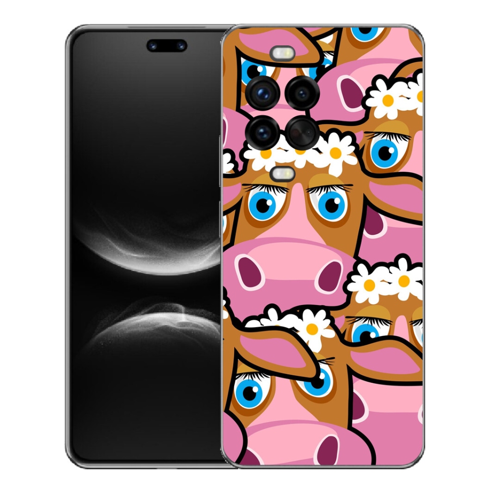 Gélový kryt mmCase na Huawei Nova 14 Pro - kreslené kravičky