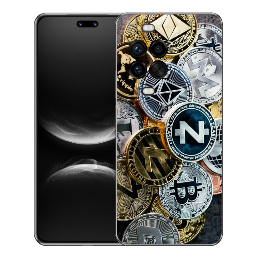 Gélový kryt mmCase na Huawei Nova 14 Pro - kryptomeny