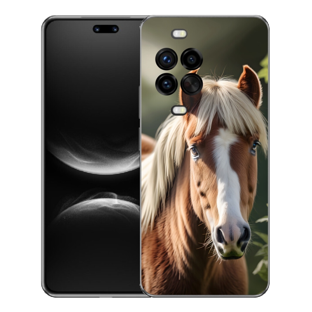 Gélový kryt mmCase na Huawei Nova 14 Pro - kôň so svetlou hrivou