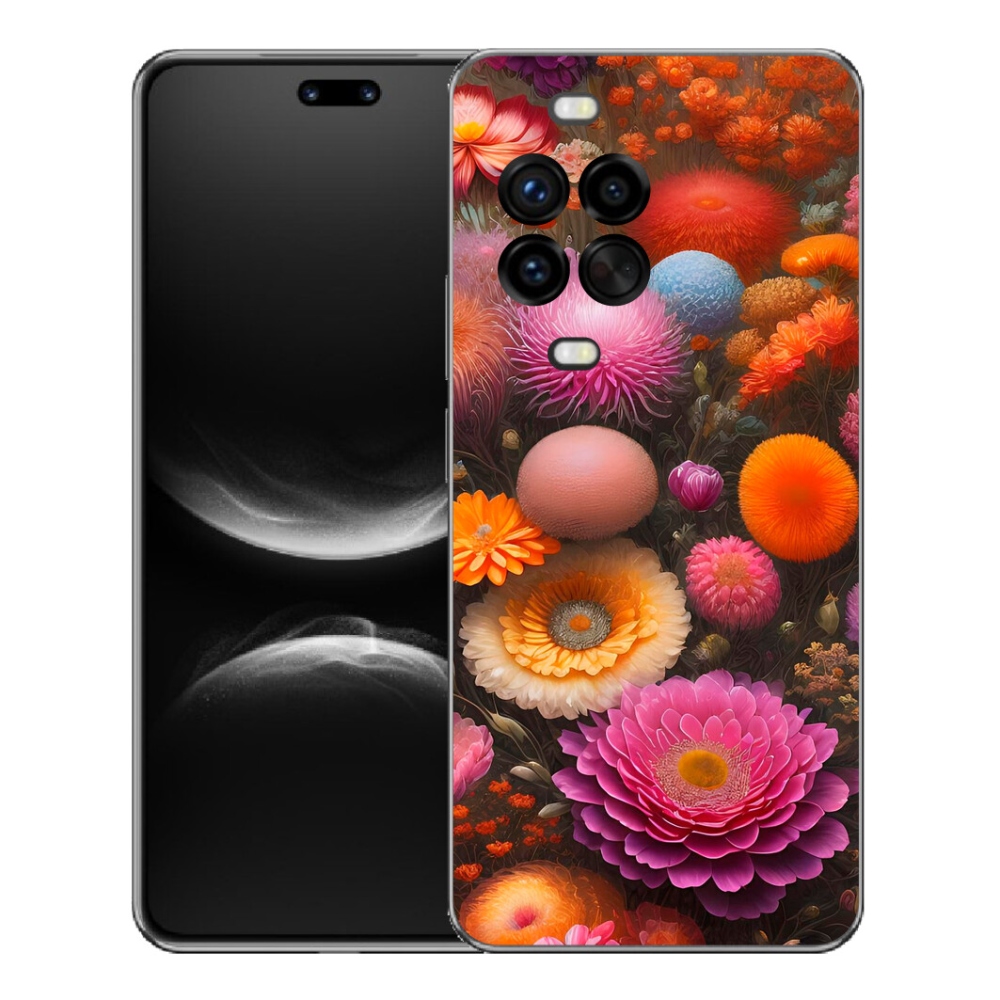 Gélový kryt mmCase na Huawei Nova 14 Pro - kvetinová kompozícia