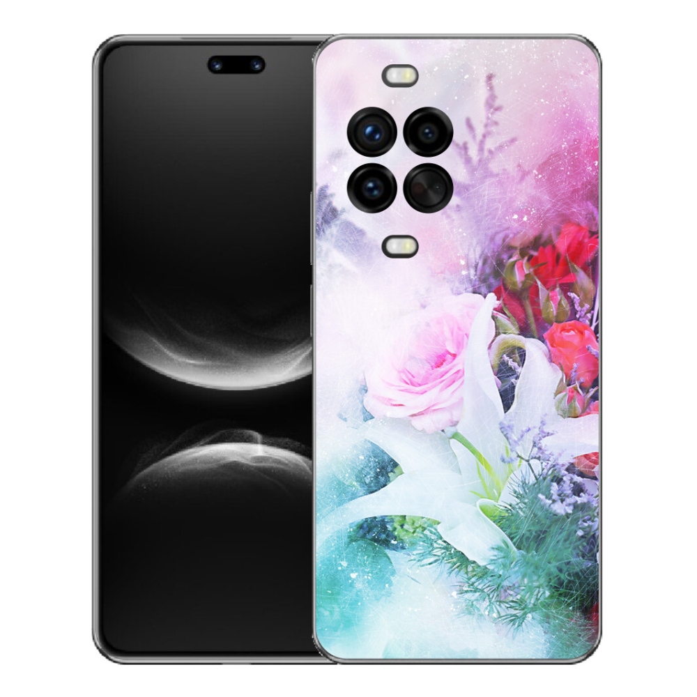 Gélový kryt mmCase na Huawei Nova 14 Pro - kvety 4