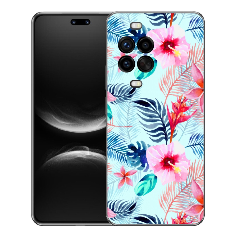 Gélový kryt mmCase na Huawei Nova 14 Pro - kvety