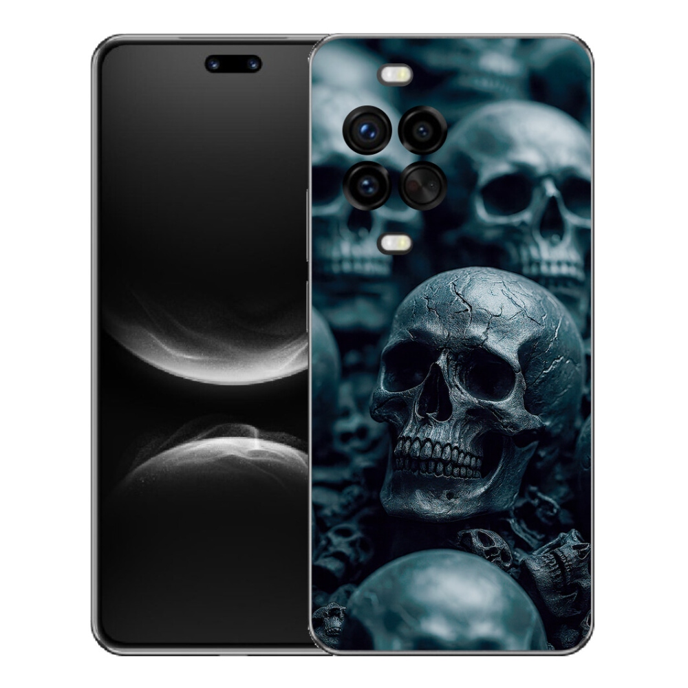 Gélový kryt mmCase na Huawei Nova 14 Pro - lebka 2