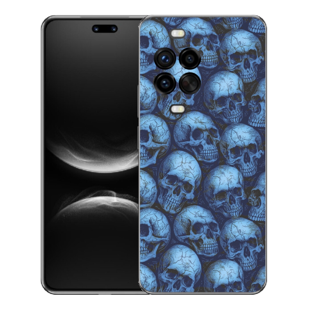 Gélový kryt mmCase na Huawei Nova 14 Pro - lebky