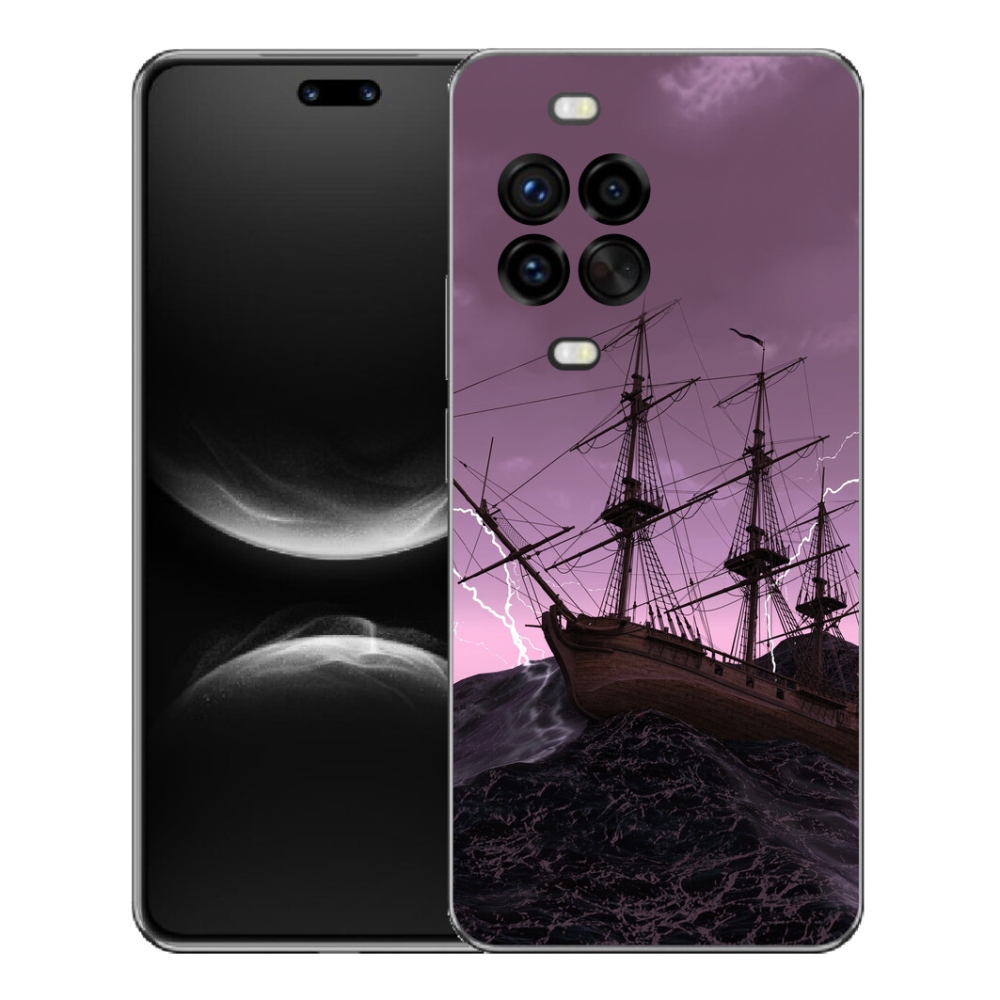 Gélový kryt mmCase na Huawei Nova 14 Pro - loď v búrke