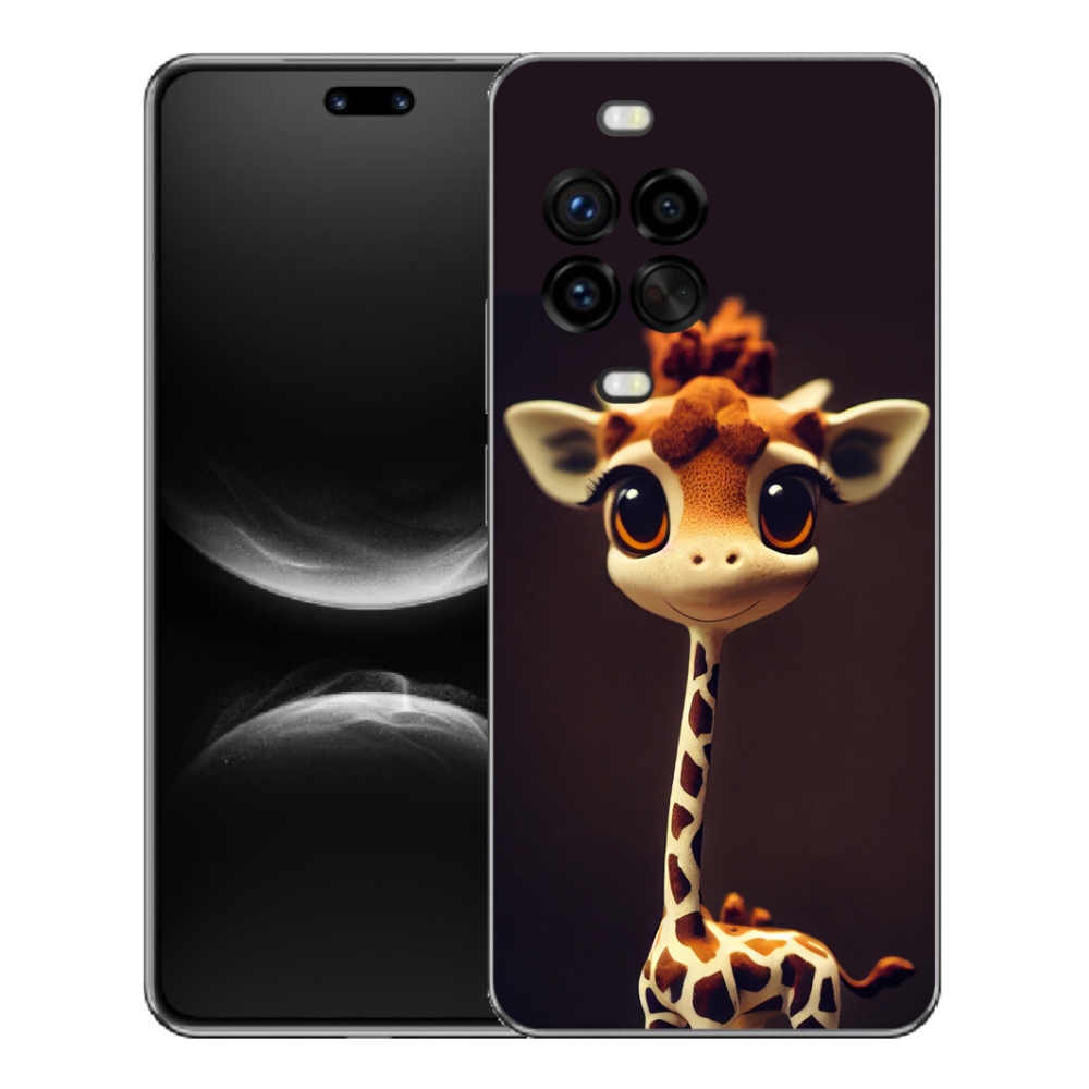Gélový kryt mmCase na Huawei Nova 14 Pro - malá žirafa