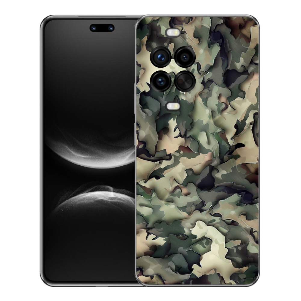 Gélový kryt mmCase na Huawei Nova 14 Pro - maskáčový vzor 9