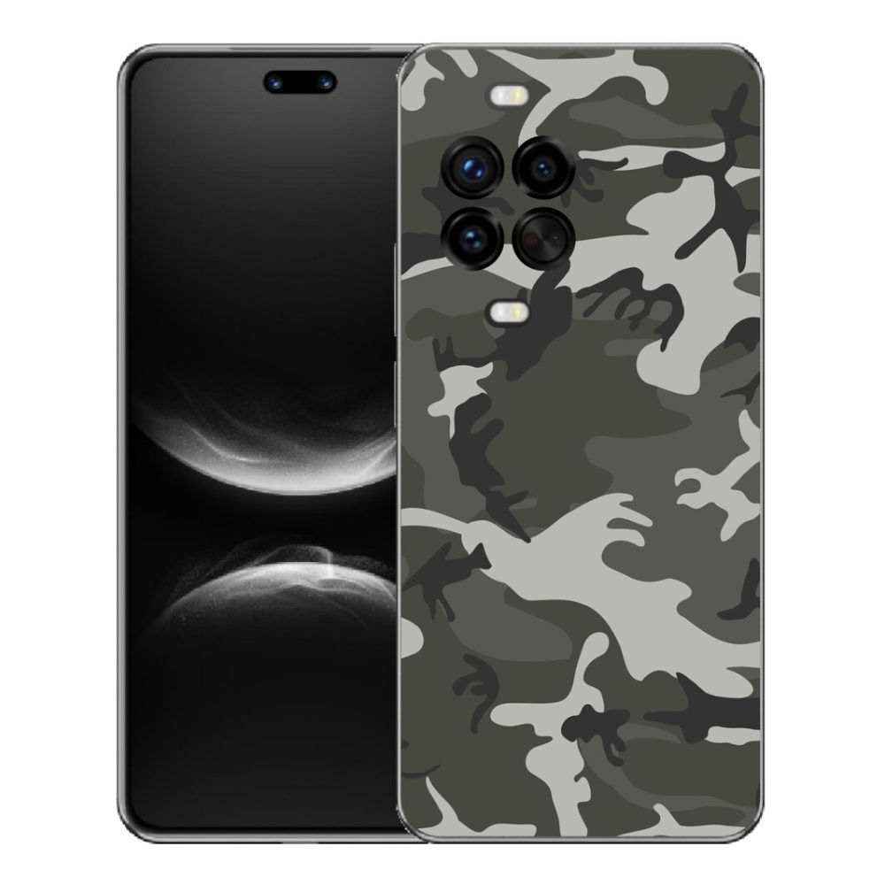 Gélový kryt mmCase na Huawei Nova 14 Pro - maskáčový vzor
