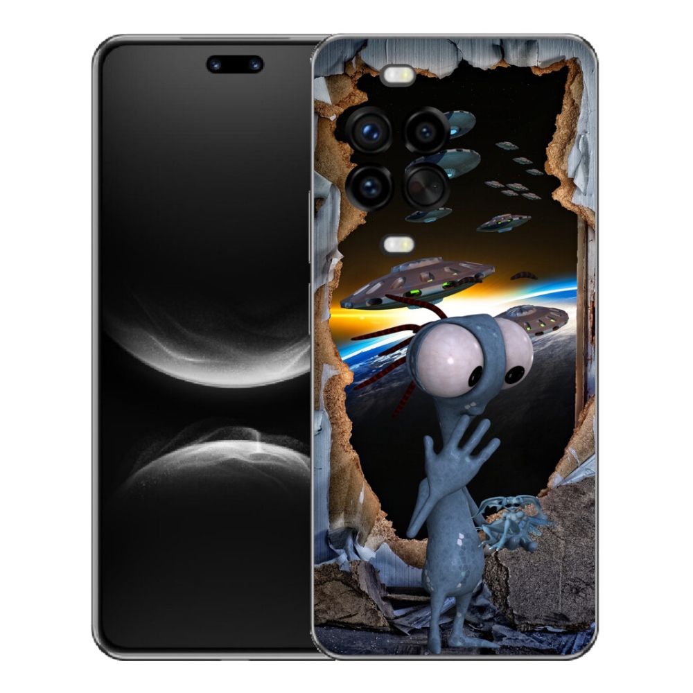 Gélový kryt mmCase na Huawei Nova 14 Pro - mimozemšťan