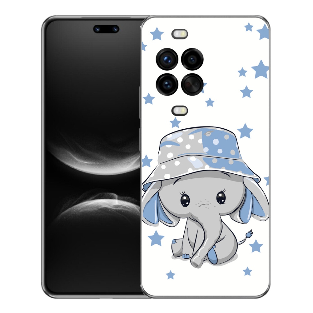 Gélový kryt mmCase na Huawei Nova 14 Pro - modrý slon