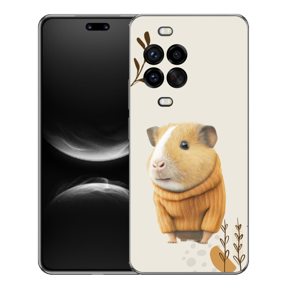 Gélový kryt mmCase na Huawei Nova 14 Pro - morča vo svetri