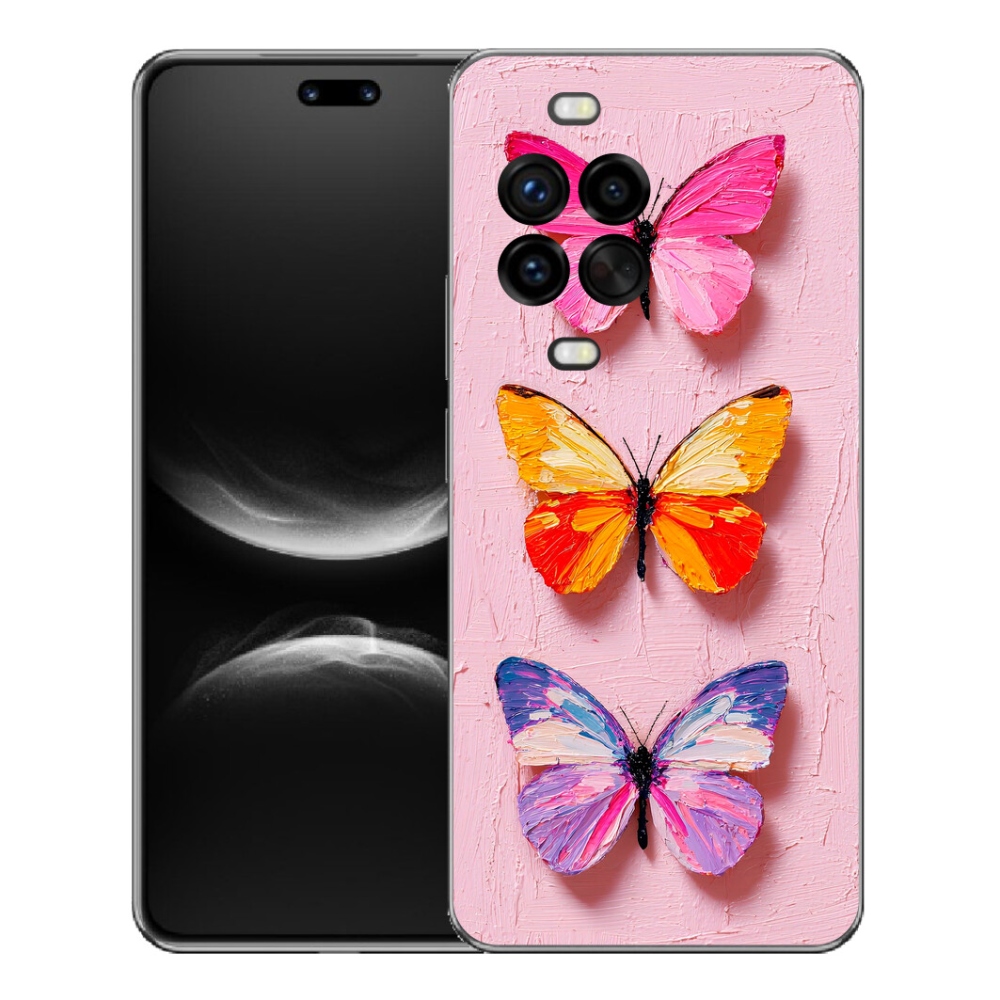 Gélový kryt mmCase na Huawei Nova 14 Pro - motýlia trojica