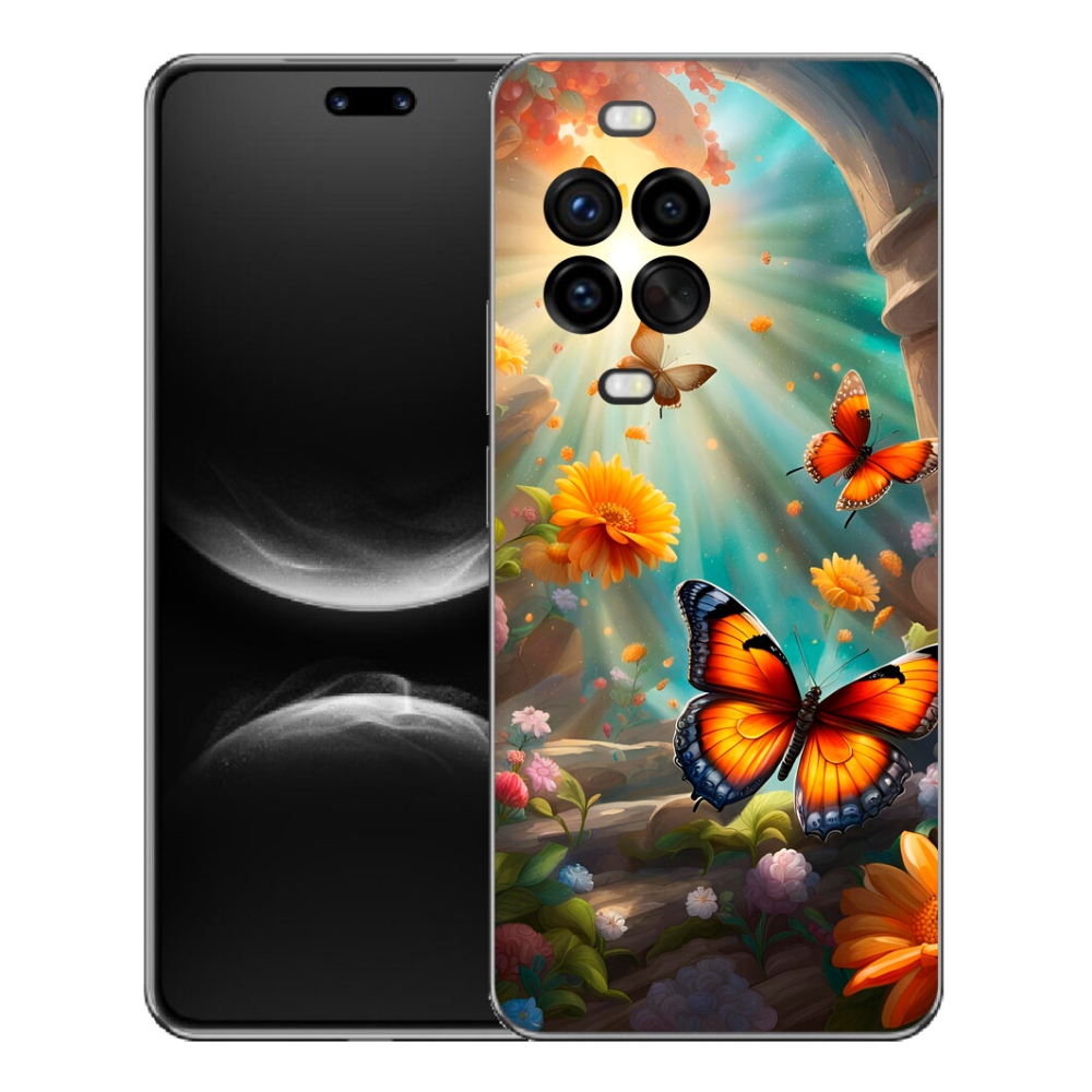 Gélový kryt mmCase na Huawei Nova 14 Pro - motýlia záhrada 2