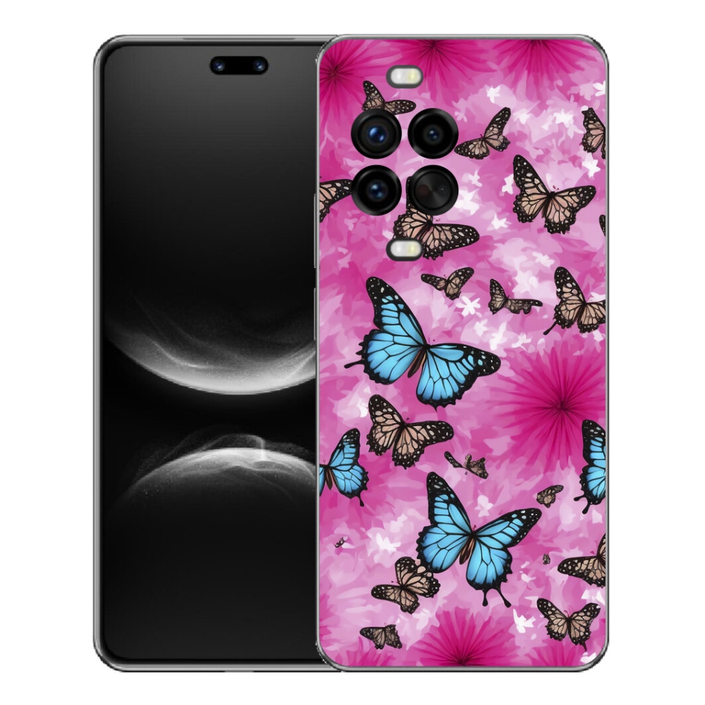 Gélový kryt mmCase na Huawei Nova 14 Pro - motýlia záhrada