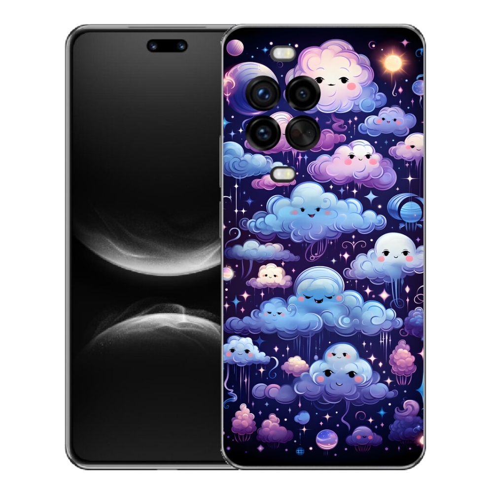 Gélový kryt mmCase na Huawei Nova 14 Pro - mráčiky