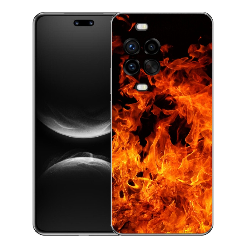 Gélový kryt mmCase na Huawei Nova 14 Pro - muzikant a oheň