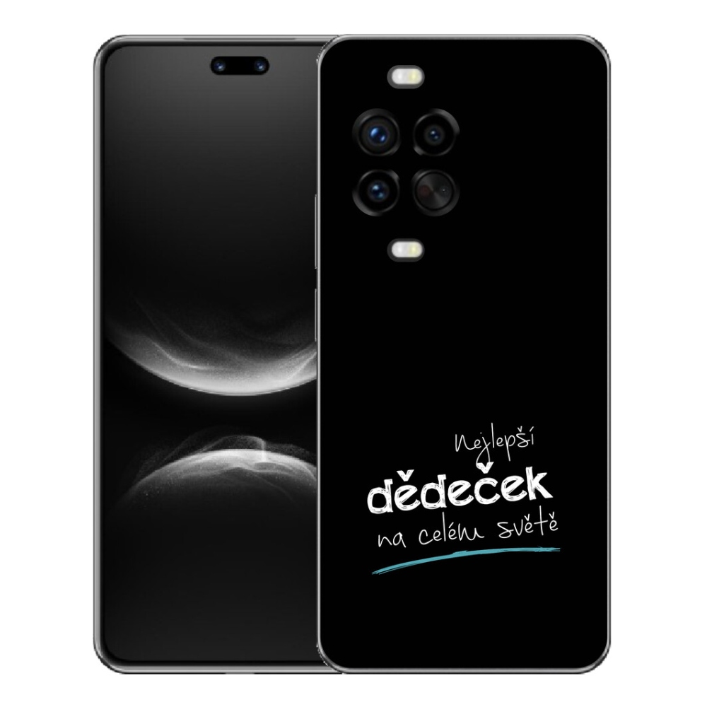 Gélový kryt mmCase na Huawei Nova 14 Pro - najlepší dedko 3 čierne pozadie