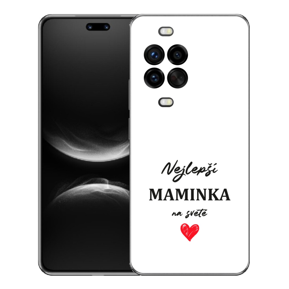 Gélový kryt mmCase na Huawei Nova 14 Pro - najlepšia mamička 1 biele pozadie