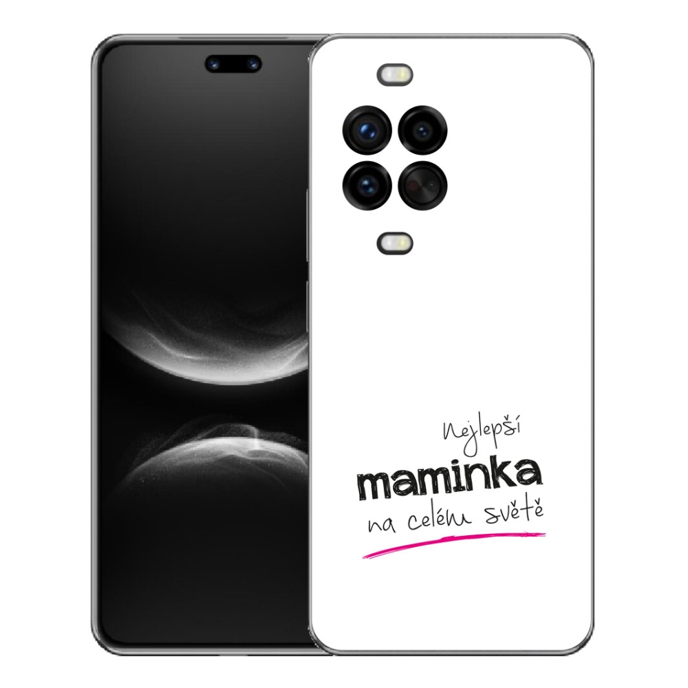 Gélový kryt mmCase na Huawei Nova 14 Pro - najlepšia mamička 4 biele pozadie
