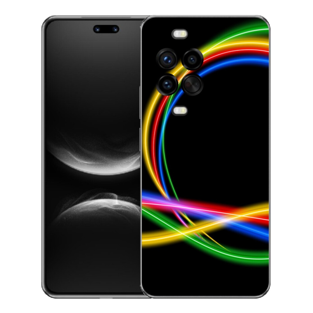 Gélový kryt mmCase na Huawei Nova 14 Pro - neónové kruhy