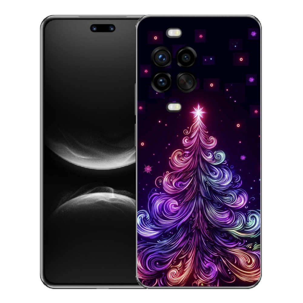 Gélový kryt mmCase na Huawei Nova 14 Pro - neónový vianočný stromček 1
