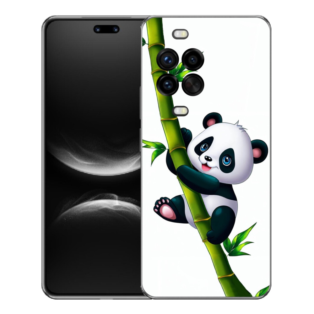 Gélový kryt mmCase na Huawei Nova 14 Pro - panda na bambuse