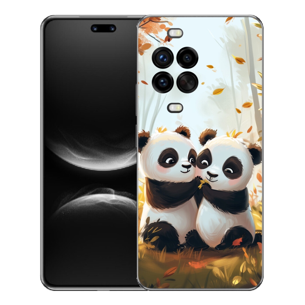 Gélový kryt mmCase na Huawei Nova 14 Pro - pandy