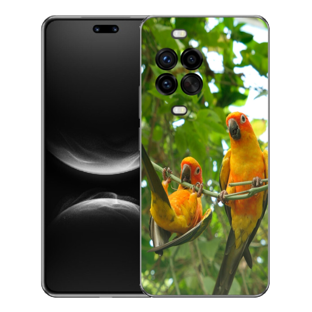 Gélový kryt mmCase na Huawei Nova 14 Pro - papagáje aratingy