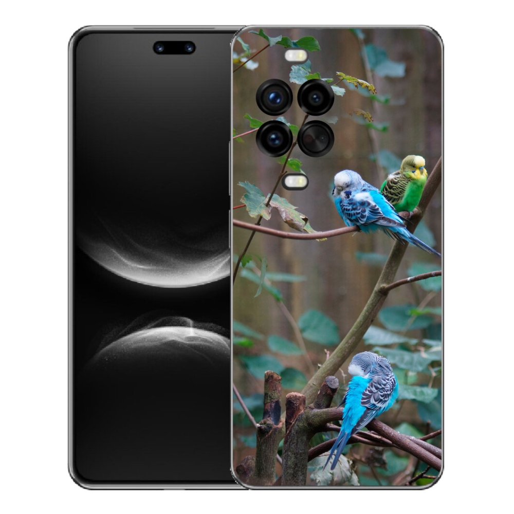Gélový kryt mmCase na Huawei Nova 14 Pro - papagáje na vetve