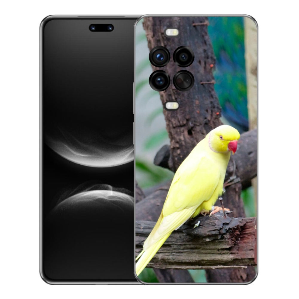Gélový kryt mmCase na Huawei Nova 14 Pro - papagáj alexander žltý