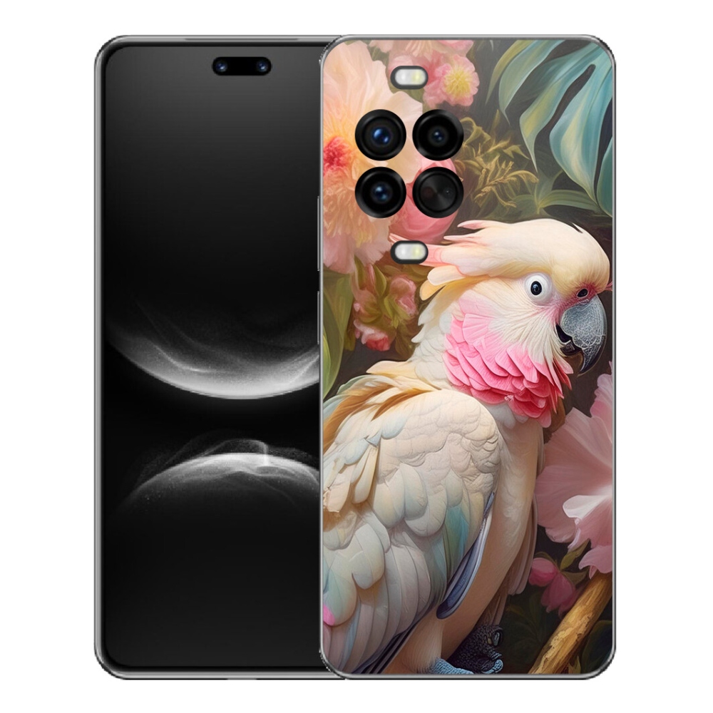 Gélový kryt mmCase na Huawei Nova 14 Pro - papagáj kakadu ružový 2