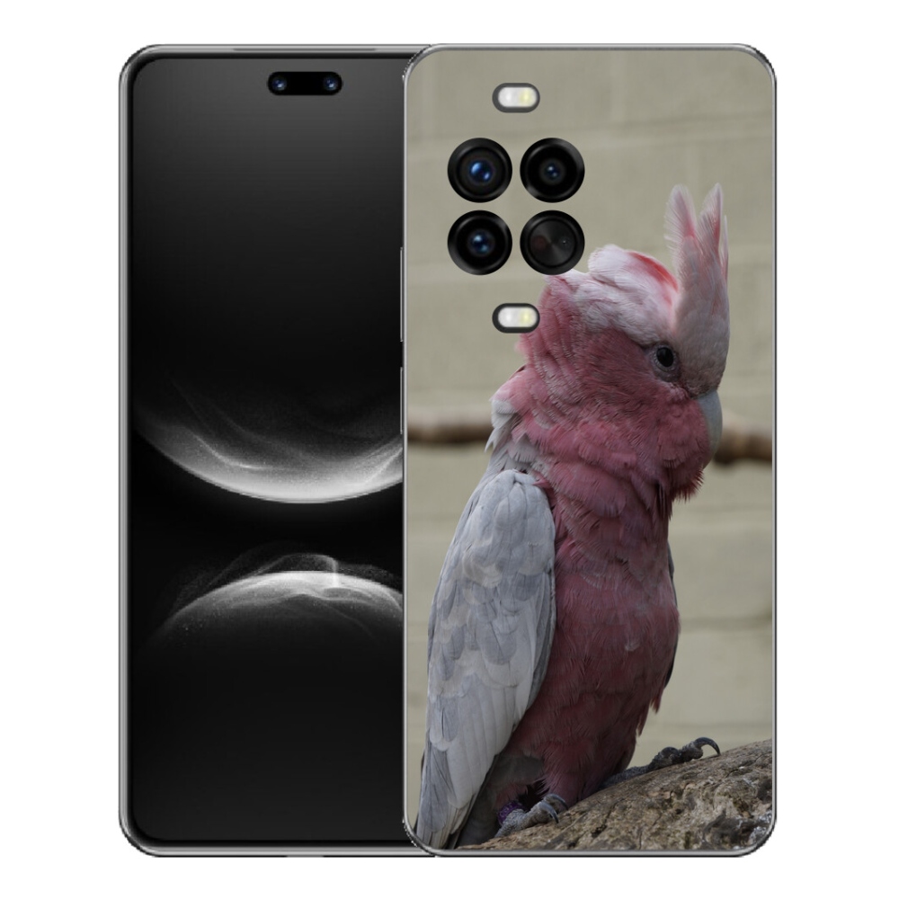 Gélový kryt mmCase na Huawei Nova 14 Pro - papagáj kakadu ružový