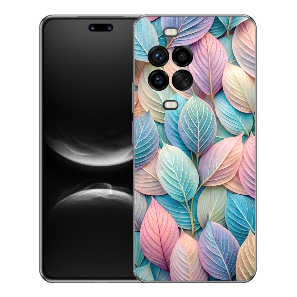 Gélový kryt mmCase na Huawei Nova 14 Pro - pastelové listy