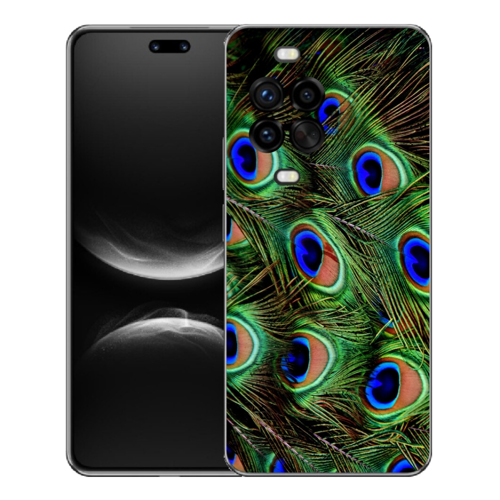 Gélový kryt mmCase na Huawei Nova 14 Pro - pávie perie