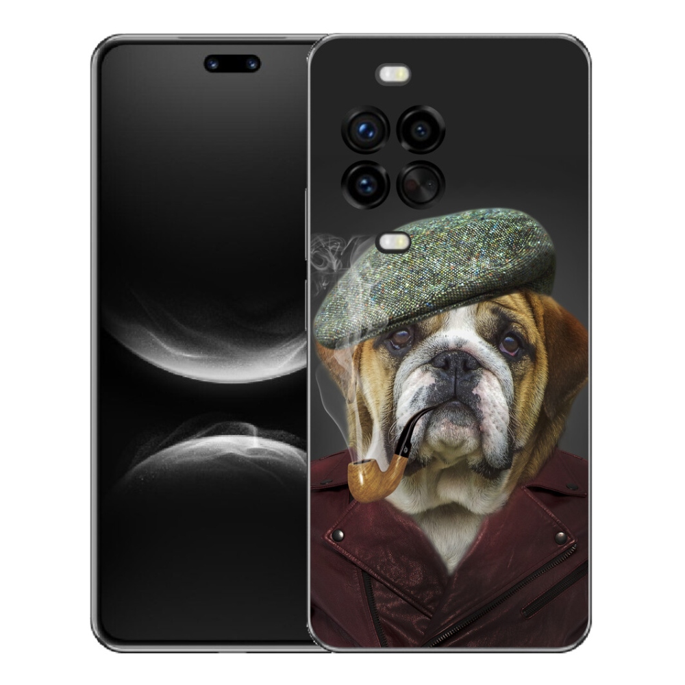 Gélový kryt mmCase na Huawei Nova 14 Pro - pes s fajkou