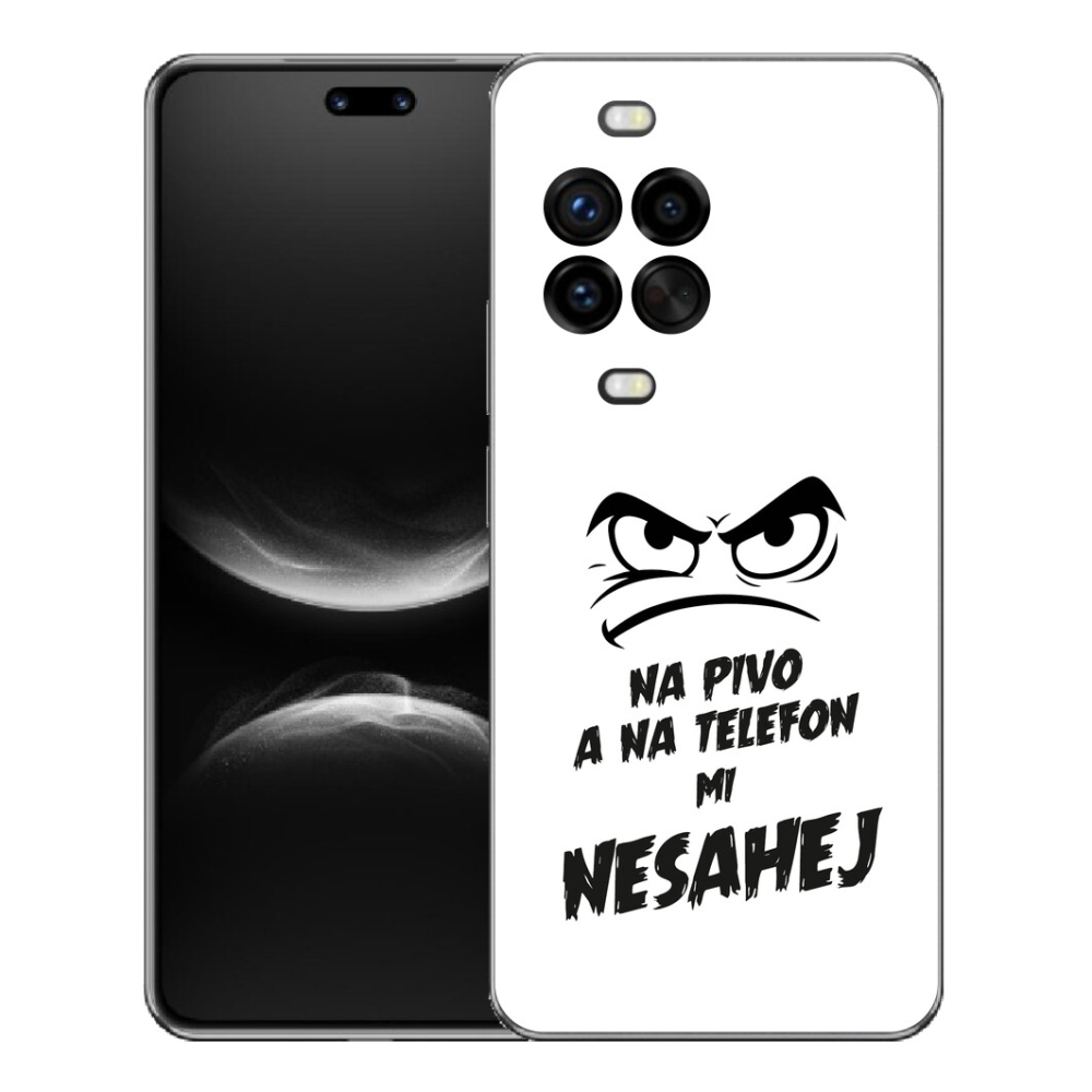 Gélový kryt mmCase na Huawei Nova 14 Pro - pivný motív 2 biele pozadie
