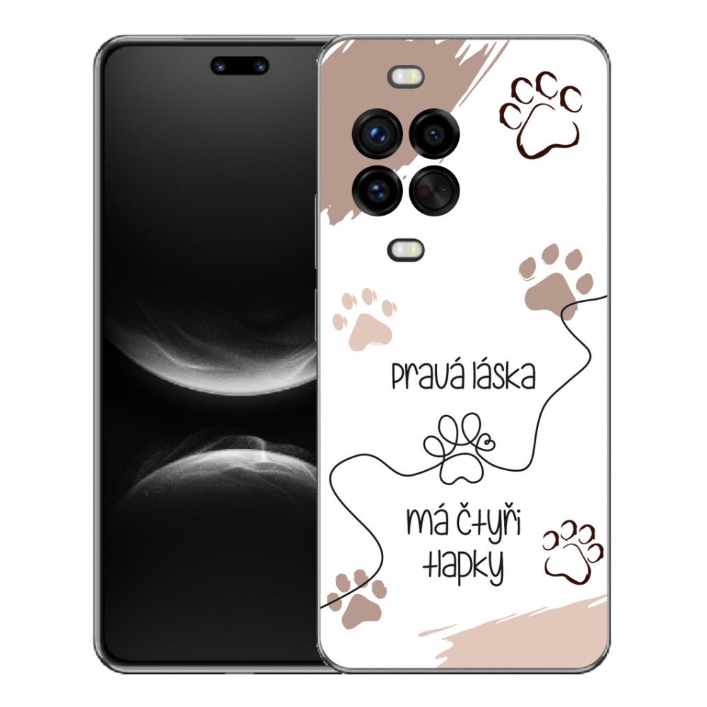 Gélový kryt mmCase na Huawei Nova 14 Pro - psí motív 1 biele pozadie