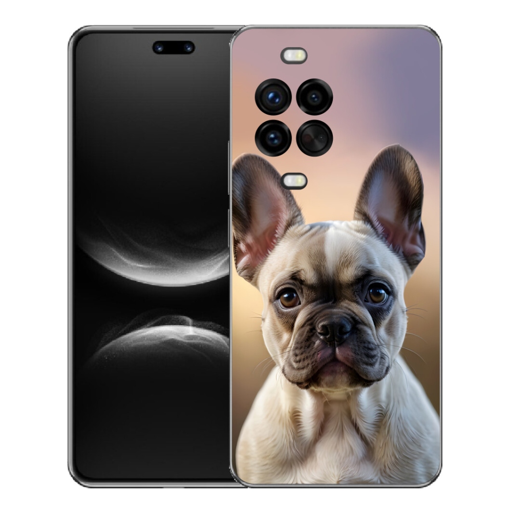 Gélový kryt mmCase na Huawei Nova 14 Pro - roztomilý francúzsky buldoček